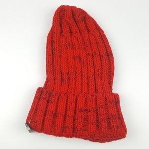 Red & Black Knit Winter Beanie {Chuns}
